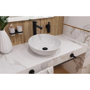 Раковина накладная Sanita Luxe Art Cut ART40SLWB01C