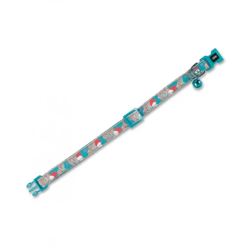  Ошейник для кошек Nobby Сердечки бирюзовый