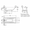 Ванна акриловая Roca Hall прямоугольная Z.RU93.0.276.8 170х75 см