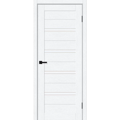 Межкомнатная дверь Bravo Браво-28/2 (WS) 200x80 экошпон Bravo X полотно Magic Fog цвет White Silkwood