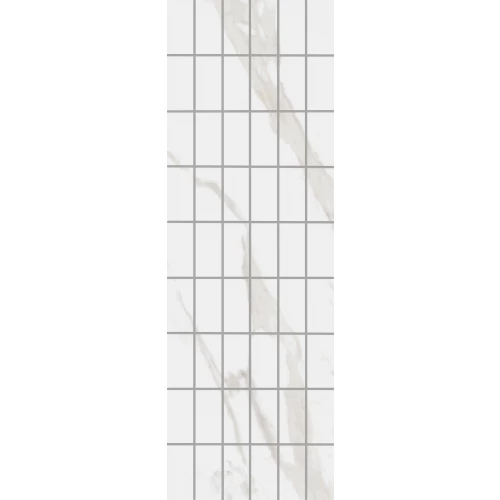 Декор чипсет Kerama Marazzi Алентежу обрезной матовый белый KMD2PTG007BR 89,5х30 см