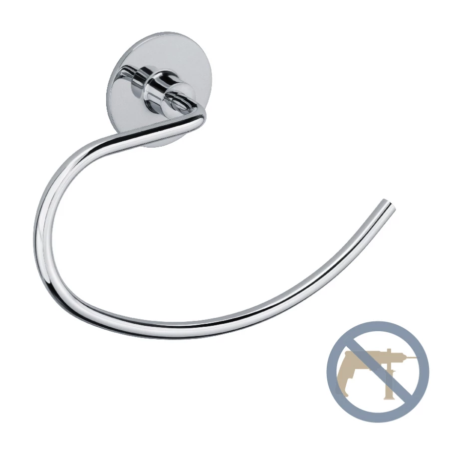 Полотенцедержатель Fixsen Round полукольцо FX-92111 18,6х12,4 см