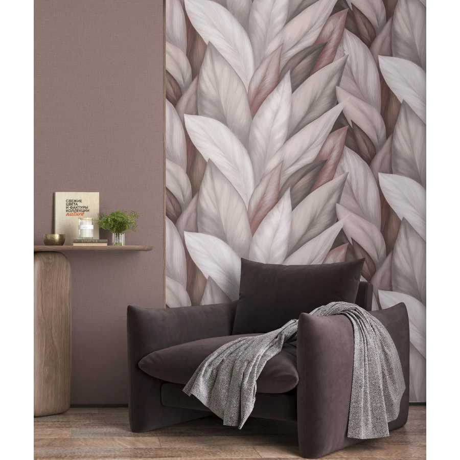 Обои флизелиновые Palitra Trend Trend Nature серые TC72480-82 1,06х10,05 м