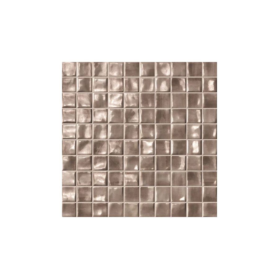Мозаика Fap Ceramiche Frame Natura Earth глянцевая коричневая fLJ2 30,5х30,5 см