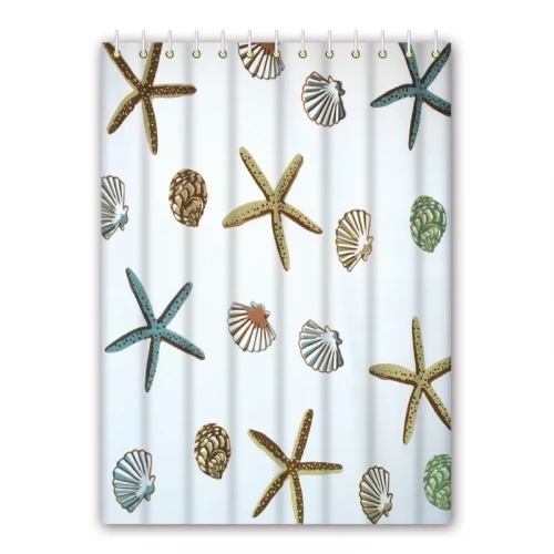 Штора для ванной Haiba морские звезды HB75061 180x180 см