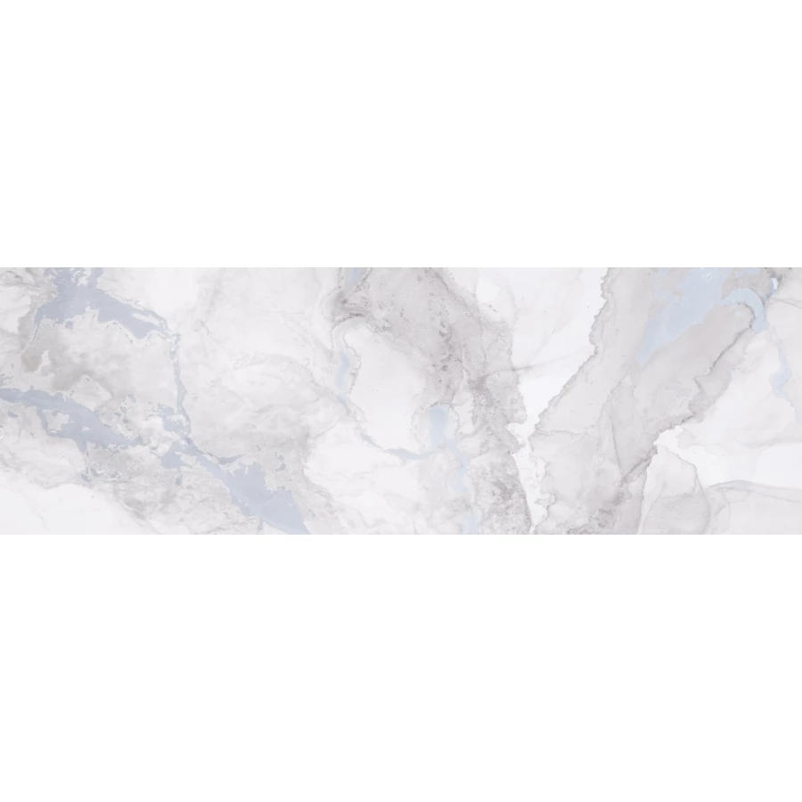 Плитка настенная Primavera Tiziana Aqua Blue A glossy GL05A 90х30 см