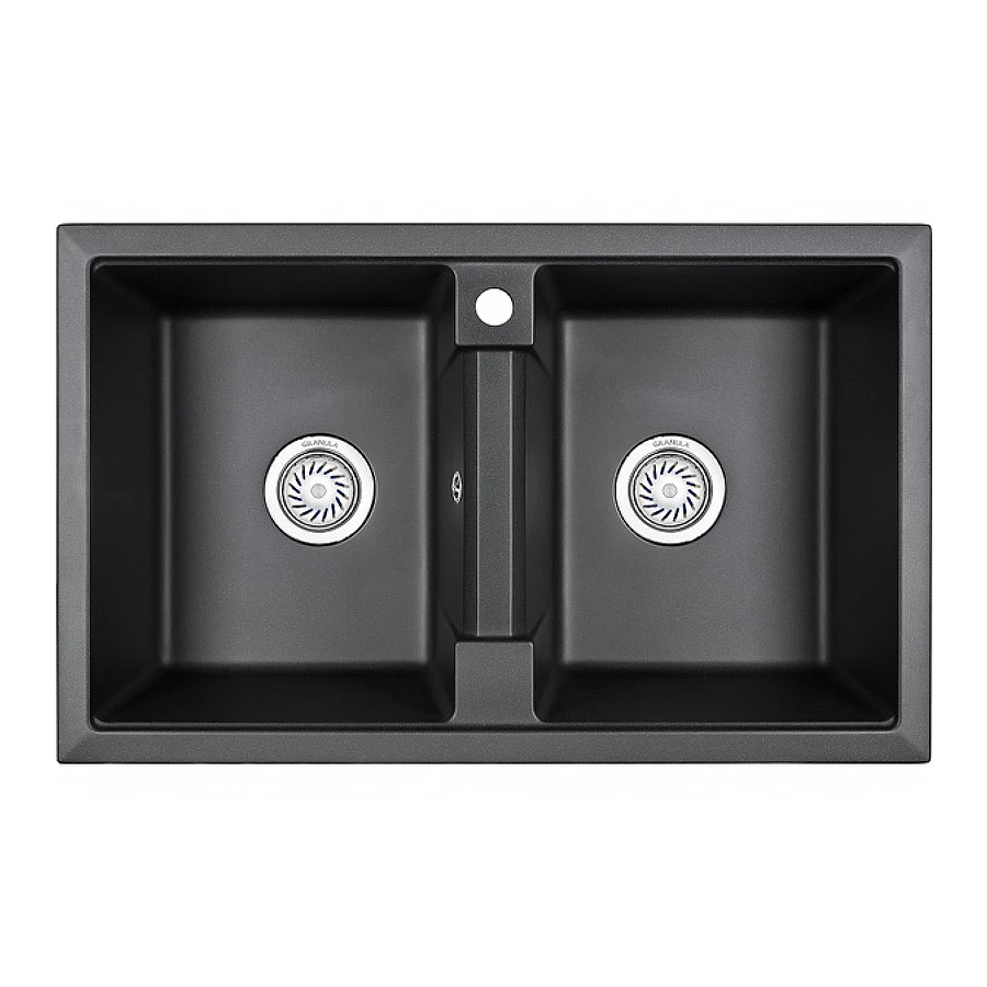 Кухонная мойка Granula 8101 чёрный