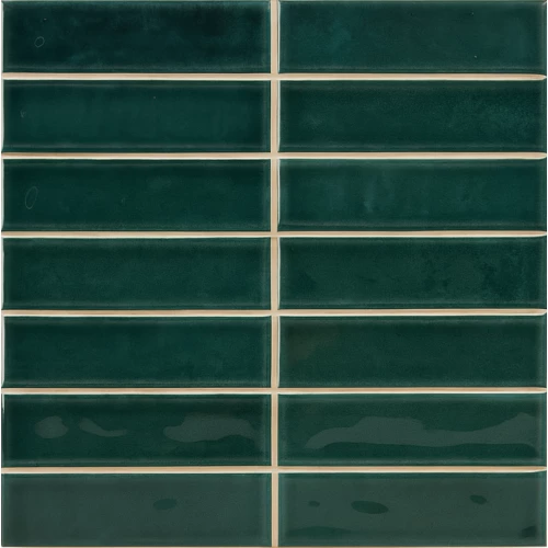 Плитка настенная Vilar Albaro WB Nairobi Sticks Green зеленая 10х2,5 см