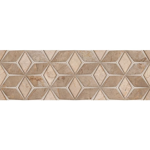 Плитка настенная Primavera Empressa Brown Decor 04 carving DC06-04 90х30 см