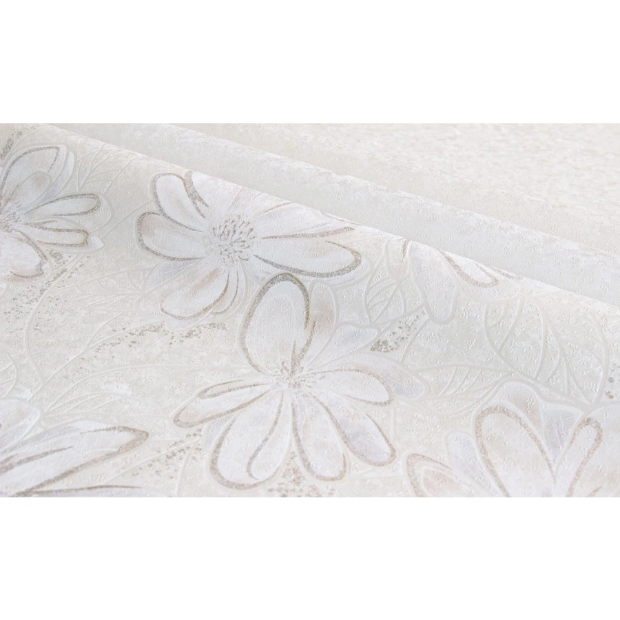 Обои флизелиновые VOG Collection A Солана белые 90134-11 1,06х10,05 м