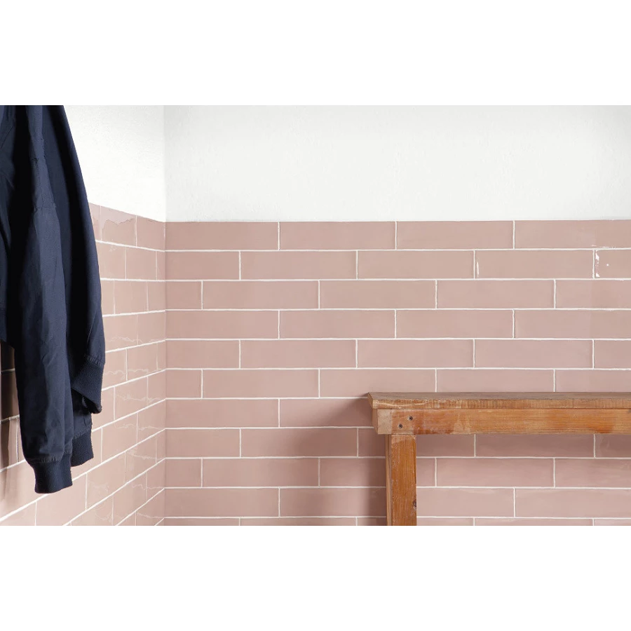 Плитка настенная Harmony Peronda Poitiers Rose глянцевая розовая 5033519806 30х7,5 см