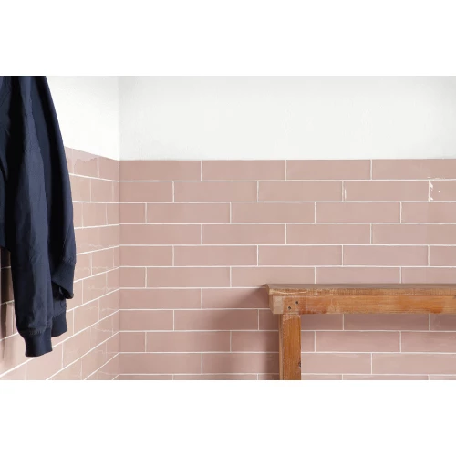 Плитка настенная Harmony Peronda Poitiers Rose глянцевая розовая 5033519806 30х7,5 см