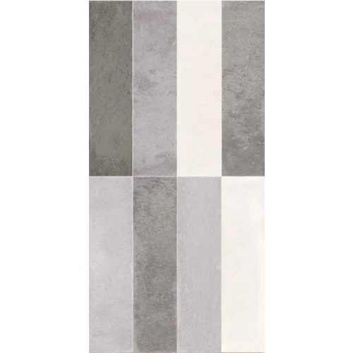 Плитка настенная Dualgres Spirit Industrial матовая серая 60х30 см