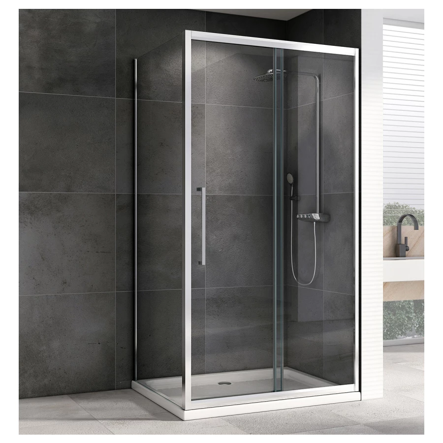 Душевой уголок Abber Schwarzer Diamant AG30100H-S70 100х70 см