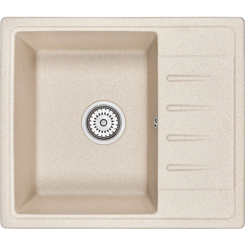 Кухонная мойка Granula Standart 5803, БЕЖЕВЫЙ 58х50 см
