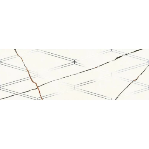 Декор Eletto Ceramica Bianco Covelano Rombi 588122001 24,2*70