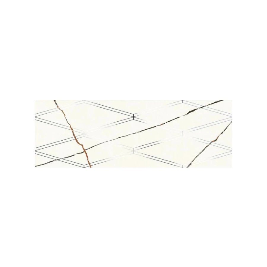 Декор Eletto Ceramica Bianco Covelano Rombi 588122001 24,2*70
