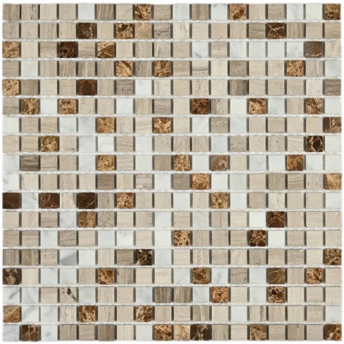 Мозаика Bonaparte Каменная мозаика Detroit 15х15 бежевая 30,5х30,5 см