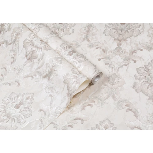 Обои флизелиновые Palitra Life Bergamo Палитра белые PL72287-12 1,06х10,05 м