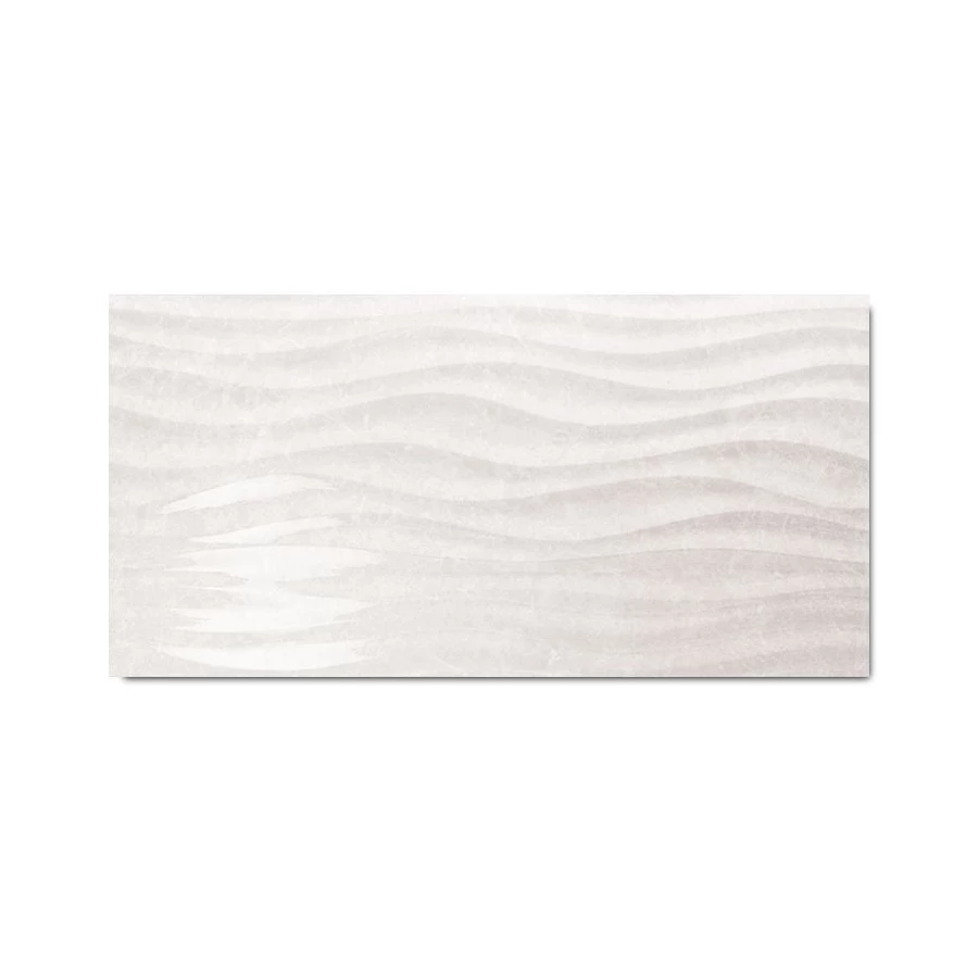 Керамическая плитка Love Ceramic Tiles Marble Light Grey Curl Shine 629.0140.0471 70х35 см