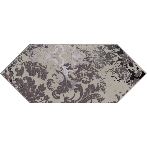 Плитка настенная Kerama Marazzi Каламита 1 Декор матовый серый VT/B521/35030 34х14 см