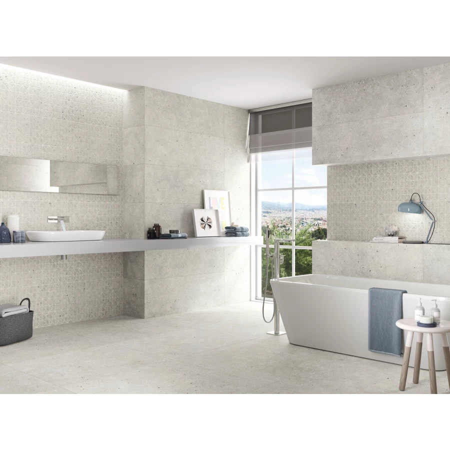 Плитка настенная Ape Ceramica Ama Shape Bianco Rect A039681 120х40 см