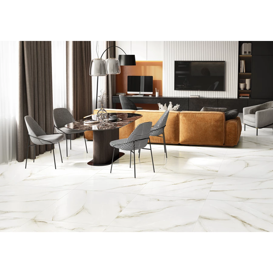 Плитка напольная керамогранитная ALMA Ceramica Bianco Chiara GFA57BCH00L 57х57 см