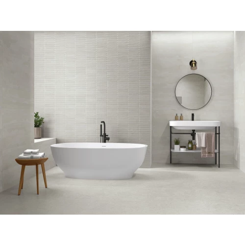 Керамогранит Ape Ceramica Kinfolk Kinstone Steam Rect матовый серый A040378 120х60 см