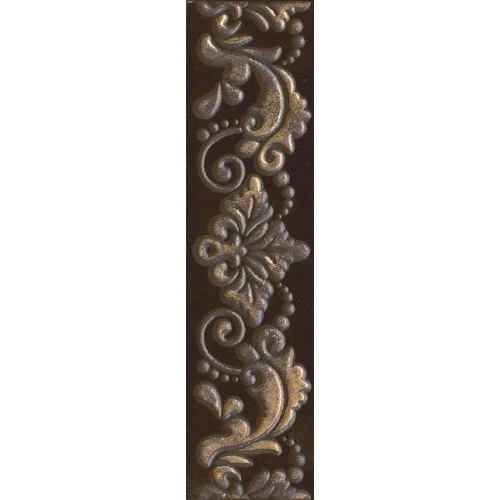 Бордюр Kerama Marazzi Махараджа черный 7,2х30 см