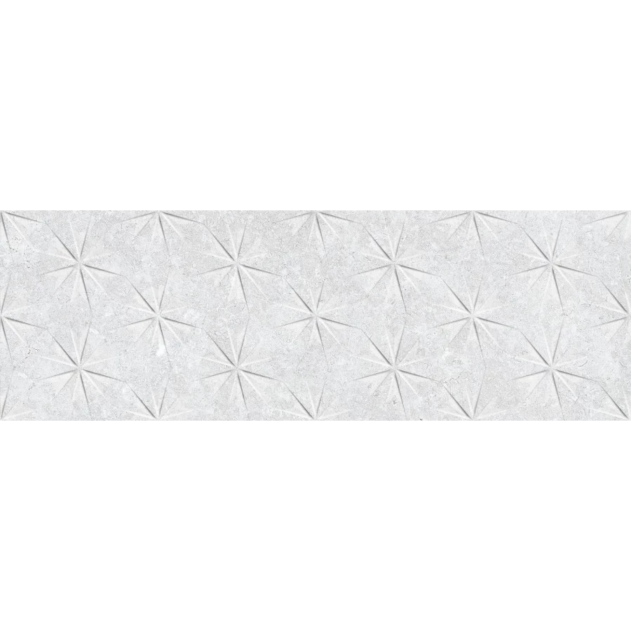 Плитка Saloni Markthal Graphic Light матовая белая 90x30 см