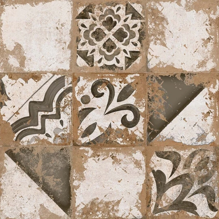 Керамогранит El Molino Memory 7 Gris Brillo матовый с блеском многоцветный 58х58 см