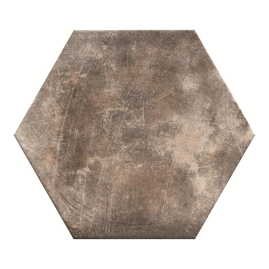 Керамогранит CIR Miami Esagona Light Brown CL матовый коричневый 1063335 27,7х24 см