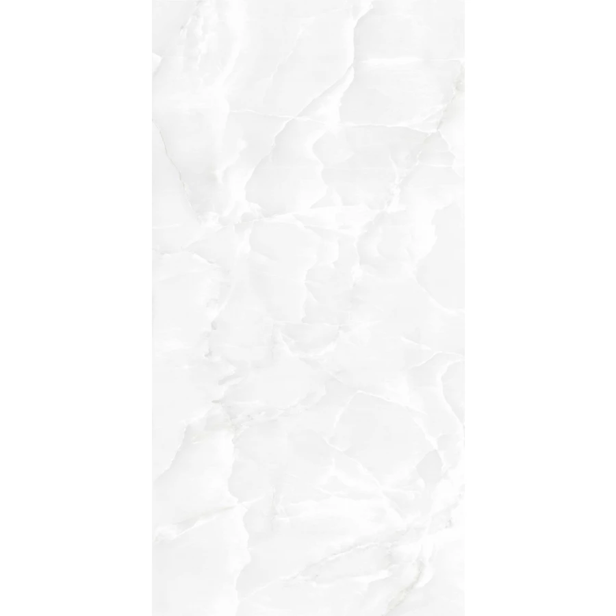 Керамогранит Realistik Onyx Classic White Sugar Polished серый 120x60 см