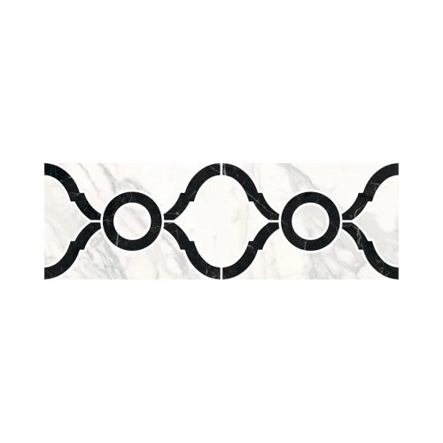 Бордюр Kerama Marazzi Фрагонар наборный белый ID91 9,9х30 см