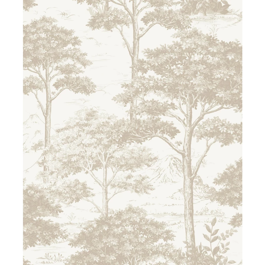 Обои винил на флизелине Grandeco Maison Белый Коричневый MN 3003 10,05х0,53 м