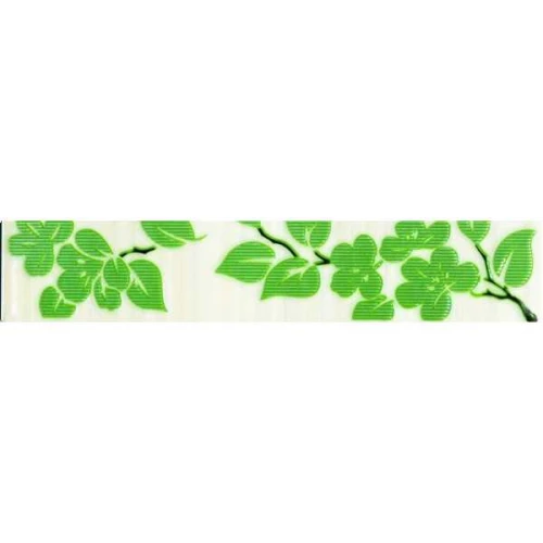 Бордюр Нефрит-Керамика Кензо-5 светло-фисташковый 25х4,8 см