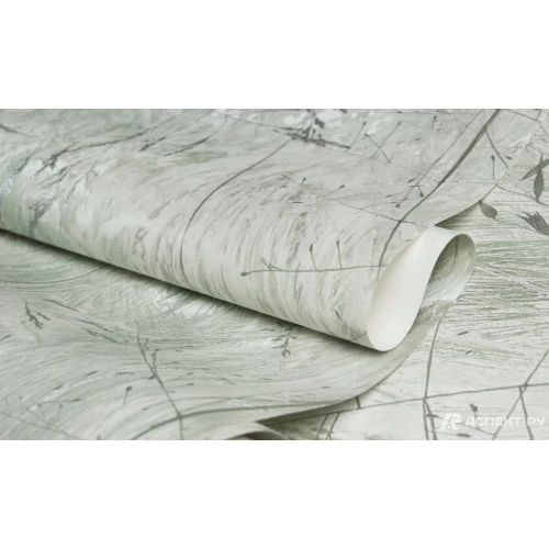 Обои флизелиновые Аспект Карелия зеленые 70631-47 1,06х10,05 м