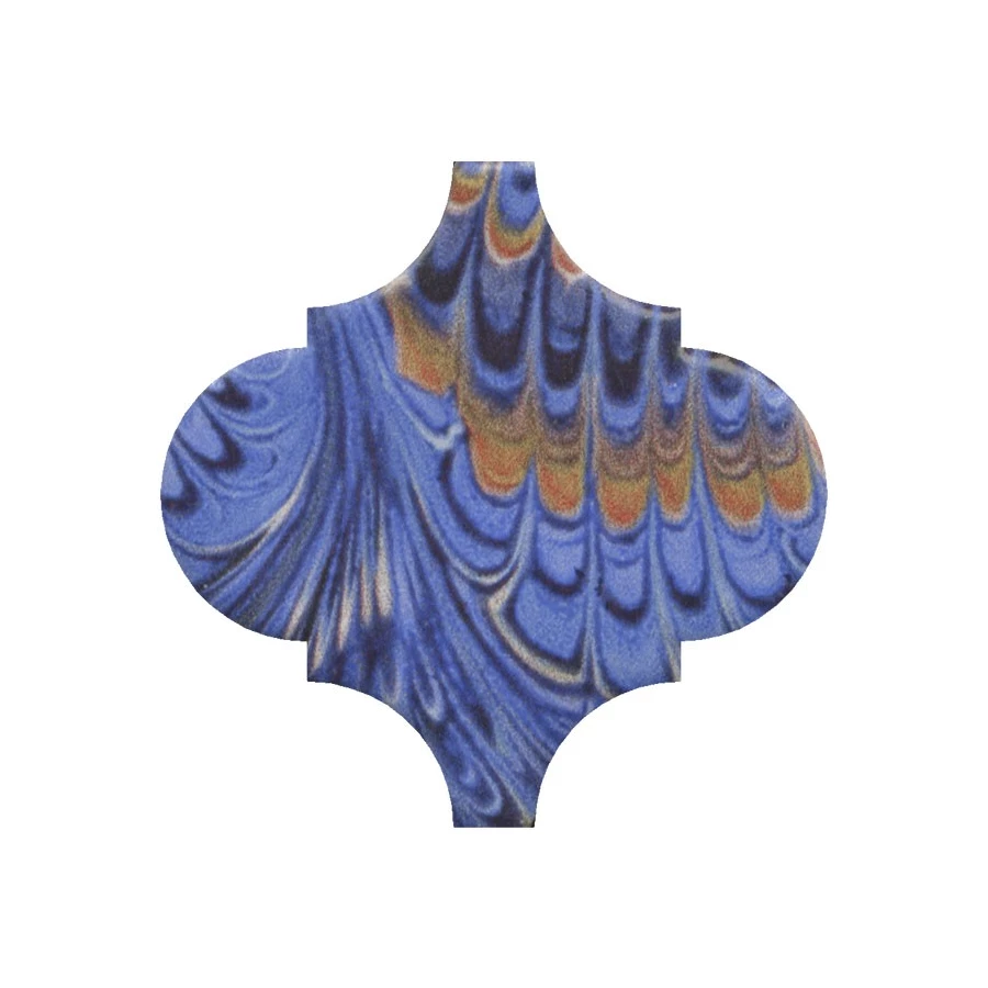 Плитка настенная Kerama Marazzi Арабески Венеция Декор матовый синий VT\A624\65000 6,5x6,5 см