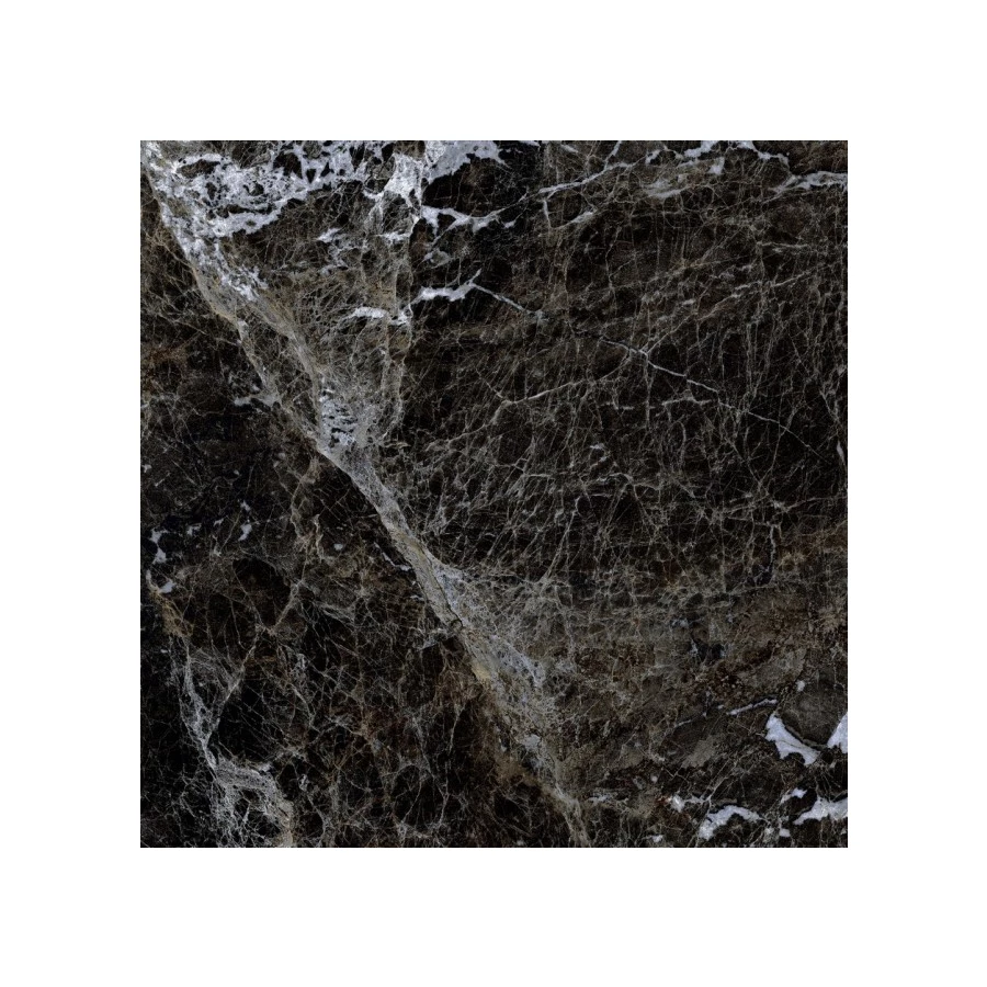 Керамогранит Gresse Simbel carbon Мрамор черно белый матовый GRS05-03M 600*600*10мм 60х60 см