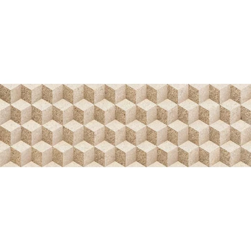 Керамическая плитка Porcelanite Dos 7514 Rev. Relieve beige 75х25 см