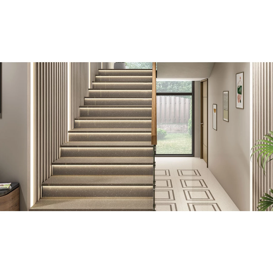 Керамический слэб Staro Polished Gravel Olive 240x80 см