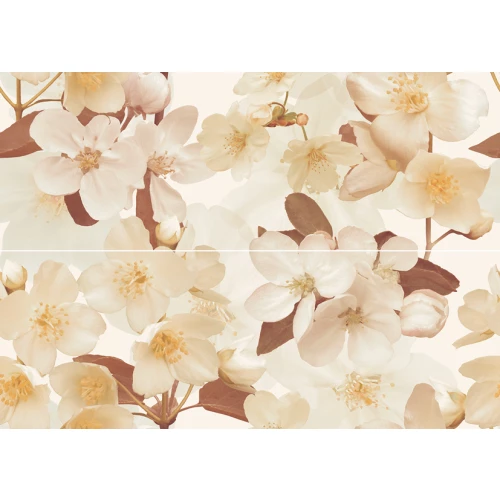 Панно Keros Ceramica Vanilla Dance из 2-х плиток 50x70х1.1 см