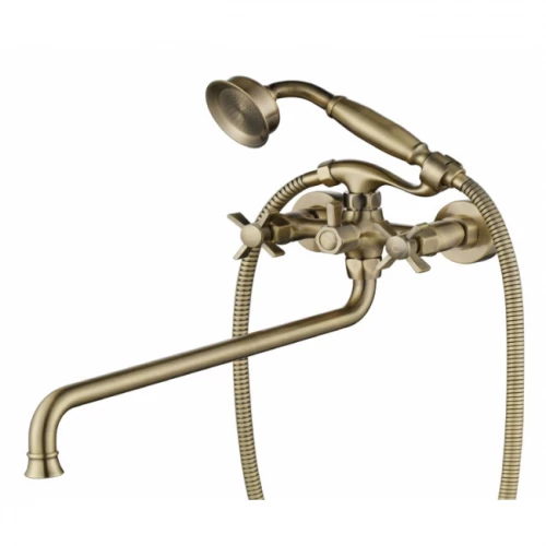 Смеситель для ванны с душем Kaiser Cross 41055-1 бронза