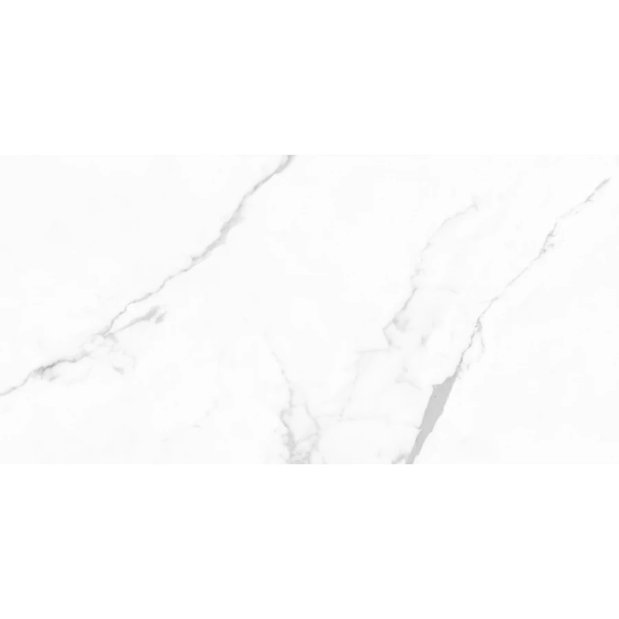 Керамогранит Cersanit Futura тонкий Deep Calacatta белый ректификат A17126 120х60 см