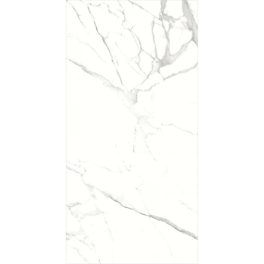 Керамогранит Global Tile Livorno_GT Белый полированный Slim GT120608003PR 120х60 см