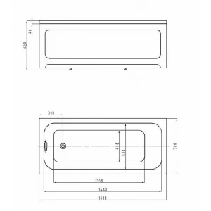 Ванна акриловая Aquatek Мия без гидромассажа MIY160-0000001 160x70 см