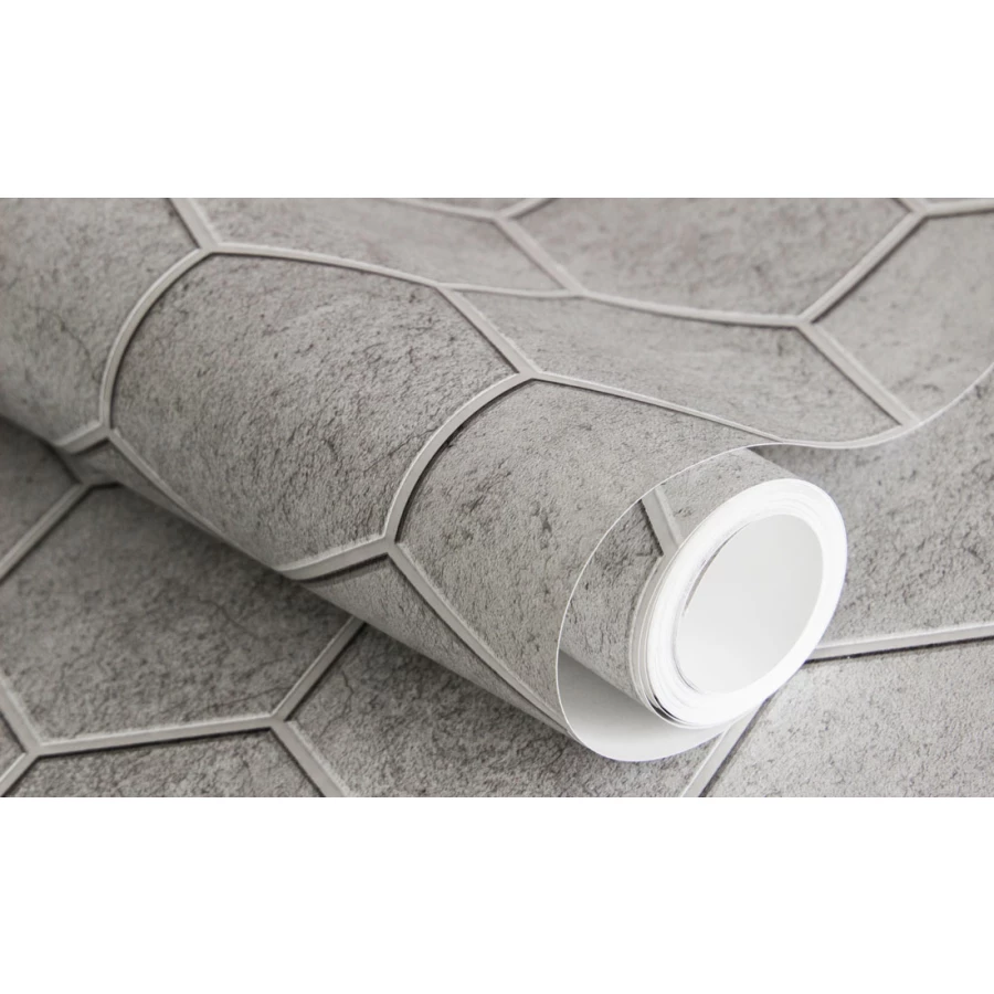 Обои виниловые Аспект Дублин серые 10131-44 0,53х10,05 м