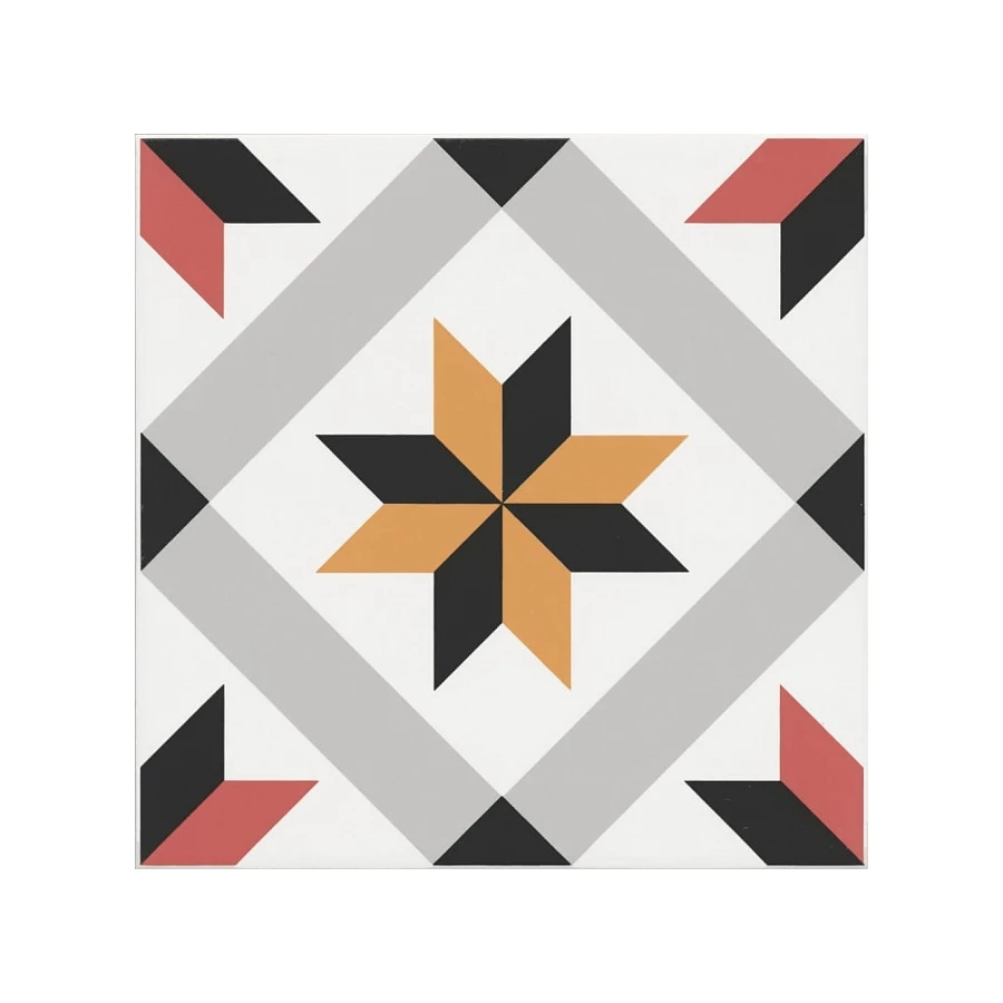 Декор Kerama Marazzi Ателье серый 20х20 см