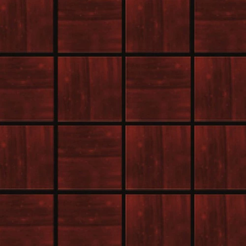 Стеклянная мозаика Trend Lux сетка 1,5x1,5 матовая бордовая lux394 31,6х31,6 см