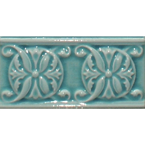 Плитка настенная Cevica Plus Classic 10 Nilo глянцевая голубая CV62762 15х7,5 см